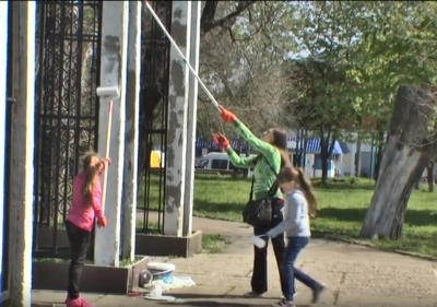 В Нікополі пройшла акція по благоустрою