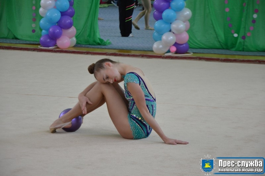 У Нікополі пройшла відкрита першість з художньої гімнастики