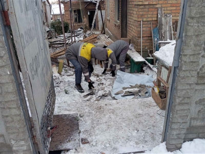 Робота комунальників в Нікополі продовжується