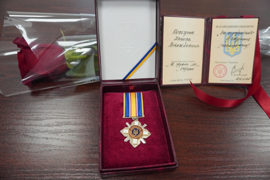 Державна нагорода загиблому захиснику Нікополя