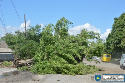 В Нікополі бушував буревій