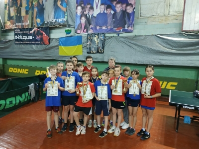 Нікопольці стали чемпіонами у змаганнях з настільного тенісу