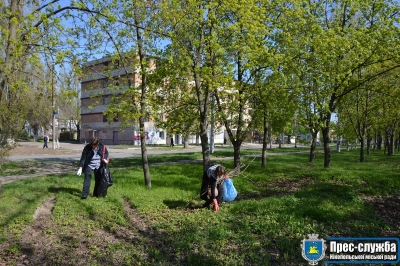 В Нікополі пройшла акція по благоустрою